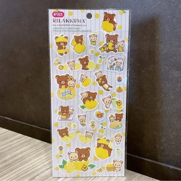 Rilakkuma Lemon Bears Stickers - Picture 1 of 6